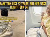 &lsquo;My dream took just 22 years, but her first flight took 84&rsquo;: Grandmother&rsquo;s journey with grandson leaves internet emotional