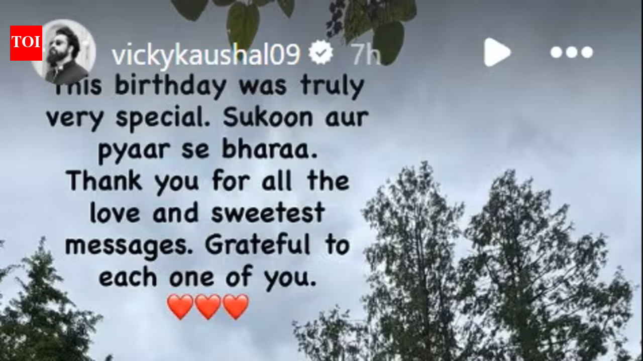 Vicky thanks fans after intimate 38th birthday with Katrina and son