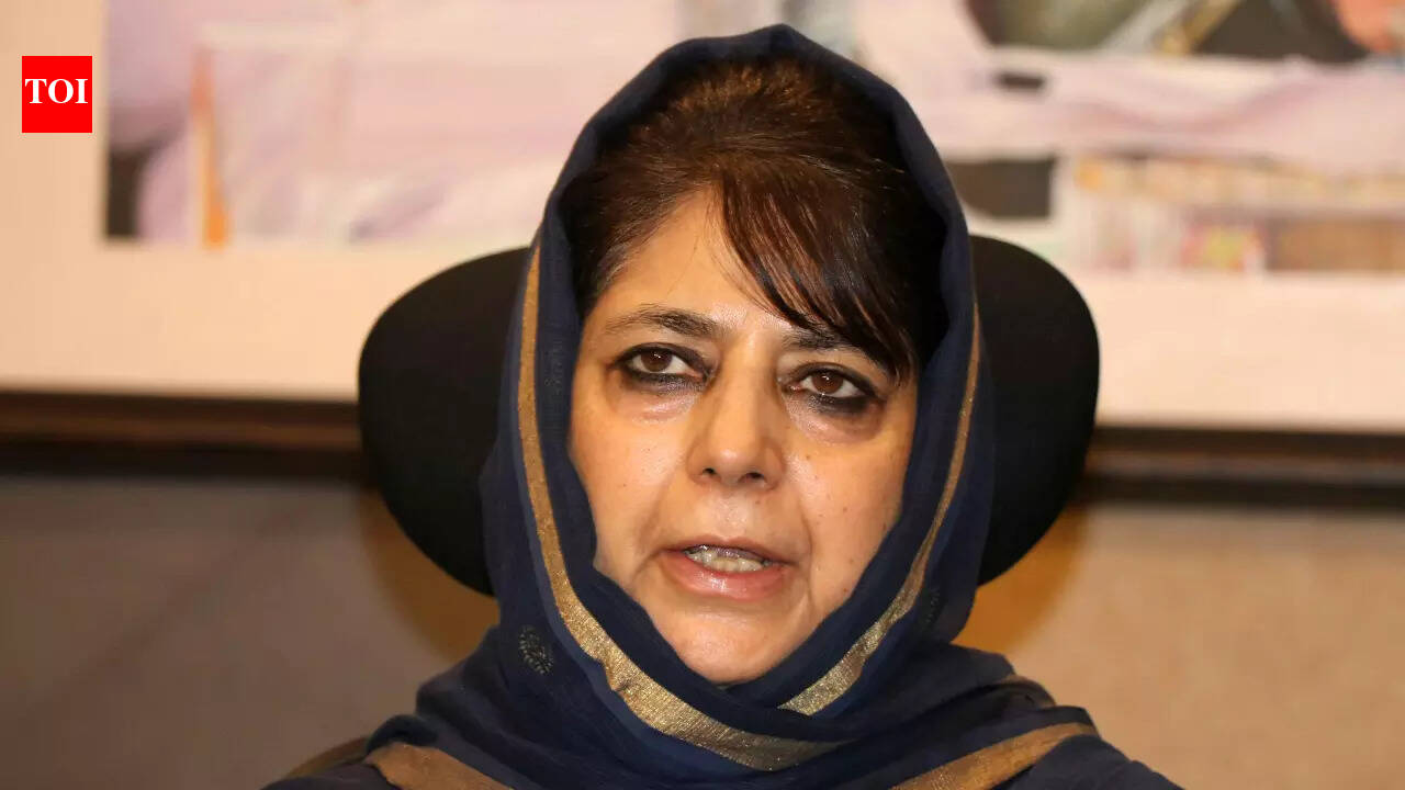'There should be dialogue with Pakistan': Mehbooba backs RSS leader's remark