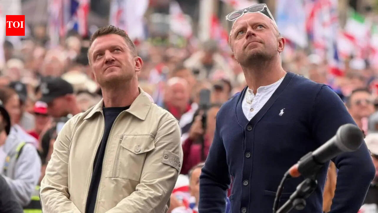 Dozens arrested at Tommy Robinson march in London; Elon Musk calls Britain ‘prison island’