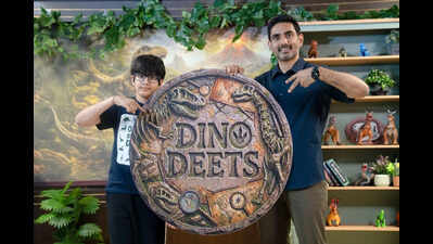 Lokesh’s son launches dinosaur podcast ‘Dino Deets’