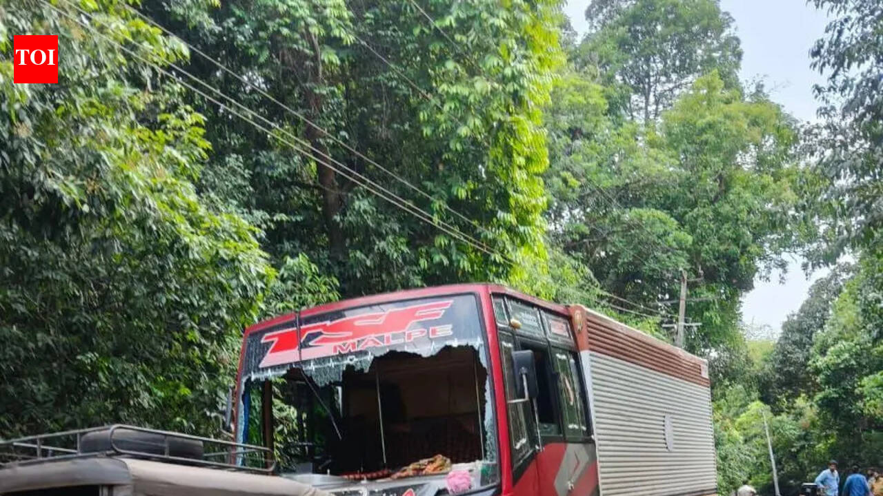 Two killed , 8 injured in a jeep crash near Kollur