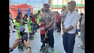Five-year-old Shaurya Maheshwari of Jaipur clinches gold at national-level skating championship in Shimla