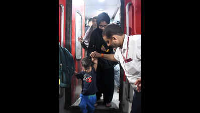 Rajdhani Fire Survivors Arrive in Delhi With Tales of Panic, Loss and Relief