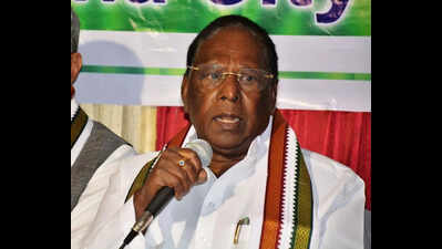 Delay of cabinet in Pondy because berths being sold for 100cr, says former Pondy CM V Narayanasamy
