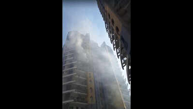 Fire breaks out at flat in Sector 84, residents raise lack of fire safety equipments