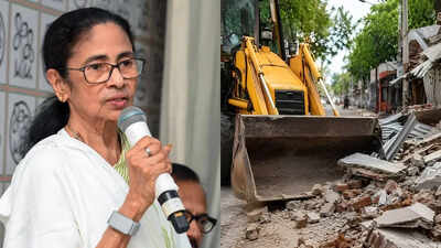 Bulldozers can’t be govt language: Mamata Banerjee; 10 cops injured as protest turns violent