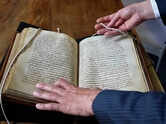 Medieval manuscript in Roman library contains oldest surviving English poem!