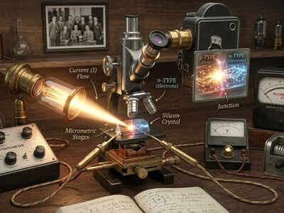In 1940, a scientist testing a cracked silicon slab uncovered a hidden effect that helped build modern electronics