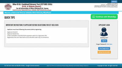 Bihar B.Ed CET 2026 application closes today, check direct link for admission and exam details here