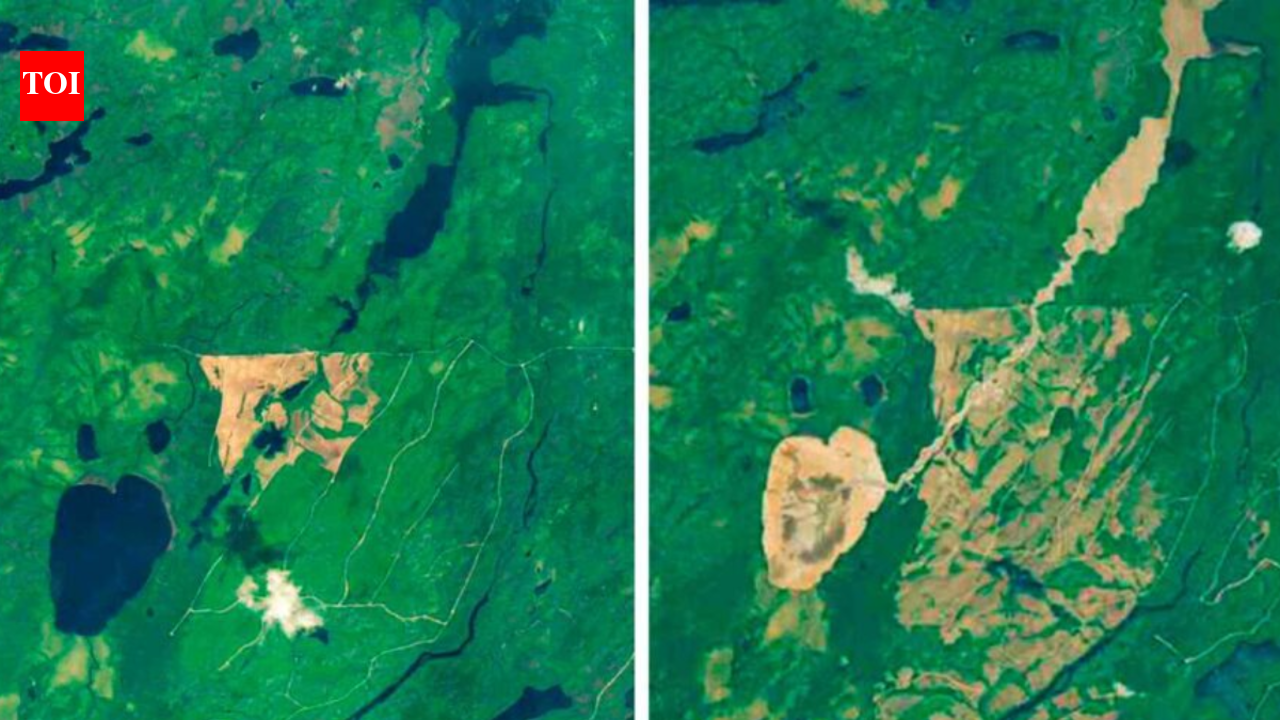 Sudden Demise Of Lake Rouge: rare emoji-shaped lake drains overnight; warns of stretched ecosystem