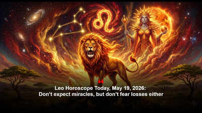 Leo Horoscope Today, May 19, 2026: Don’t expect miracles, but don’t fear losses either