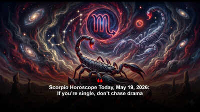 Scorpio Horoscope Today, May 19, 2026: If you’re single, don’t chase drama