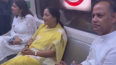 Delhi govt’s 'Metro Monday' drive: CM Rekha Gupta, ministers travel by metro to promote fuel saving campaign