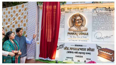 Mumbai honours ghazal legend with ‘Padma Bhushan Pankaj Udhas Chowk’ on 75th Birth Anniversary