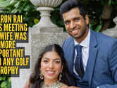 How PGA Champion 2026 Aaron Rai met his wife Gaurika Bishnoi