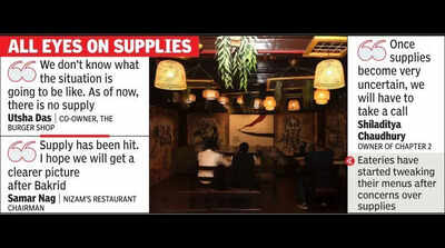 Kol eateries start switching over to other meat