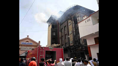 12 rescued, property worth crores damaged in major fire at Prayagraj hotel