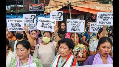 Forces comb Kangpokpi hills to free hostages; blockade hits NHs