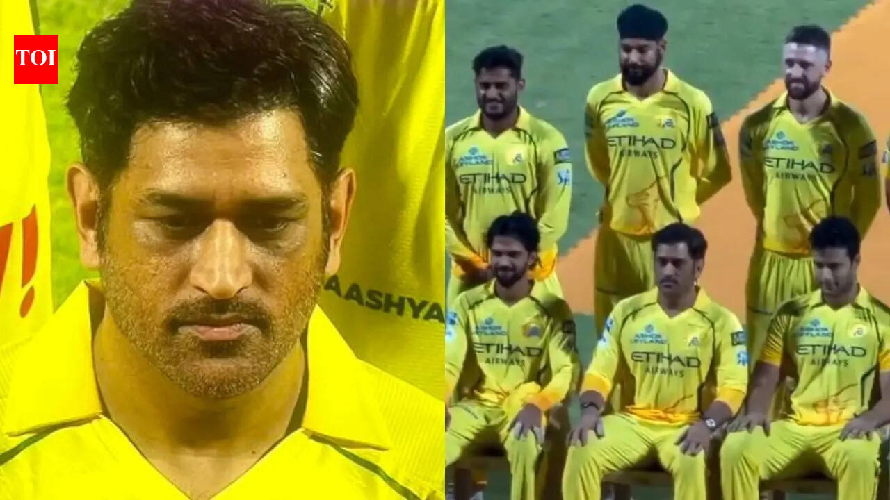 Watch: Dhoni enters field at Chepauk for final home appearance of IPL 2026