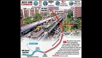 Concretisation planned: Bengaluru’s ORR commuters set for 1 year of traffic chaos