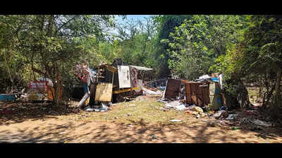 Encroachment waste threatens Gorewada forest ecosystem