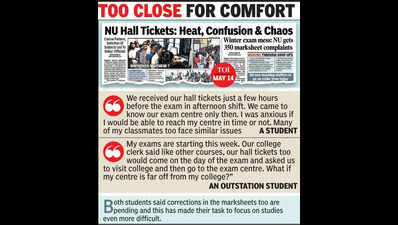 Twin Trauma: NU Winter Exam Corrections Linger, Hall Tickets Given At 11th Hour