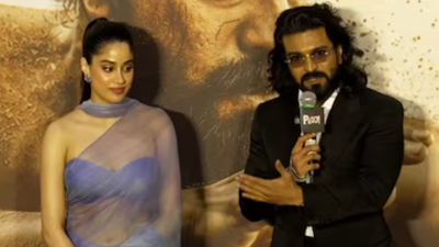 ‘Peddi’ trailer launch: Ram Charan lauds Janhvi Kapoor’s dedication; says, ‘she did it 100 times better than me in the last song’
