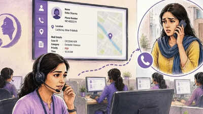 What happens after a woman makes that helpline call