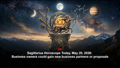 Sagittarius Horoscope Today, May 20, 2026: Business owners could gain new business partners or proposals
