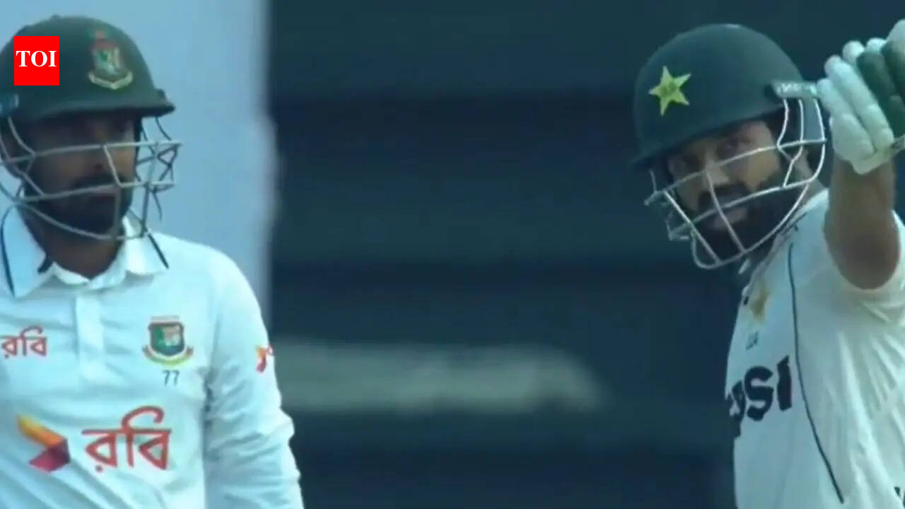 Mohammad Rizwan antics rile up Litton Das; heated exchange follows in BAN vs PAK 2nd Test - Watch