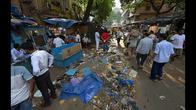 Encroachments, illegal parking cleared from Canning Street