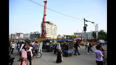 Infra projects choke traffic near Riddhi Siddhi crossing in Jaipur