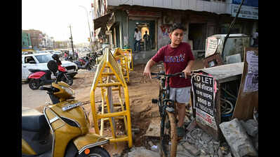 Infra projects choke traffic near Riddhi Siddhi crossing in Jaipur