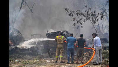 Massive fire guts 140 seized vehicles in police malkhana in east Delhi