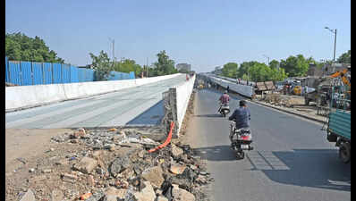 Vadaj flyover nears finish, but traffic doubts grow