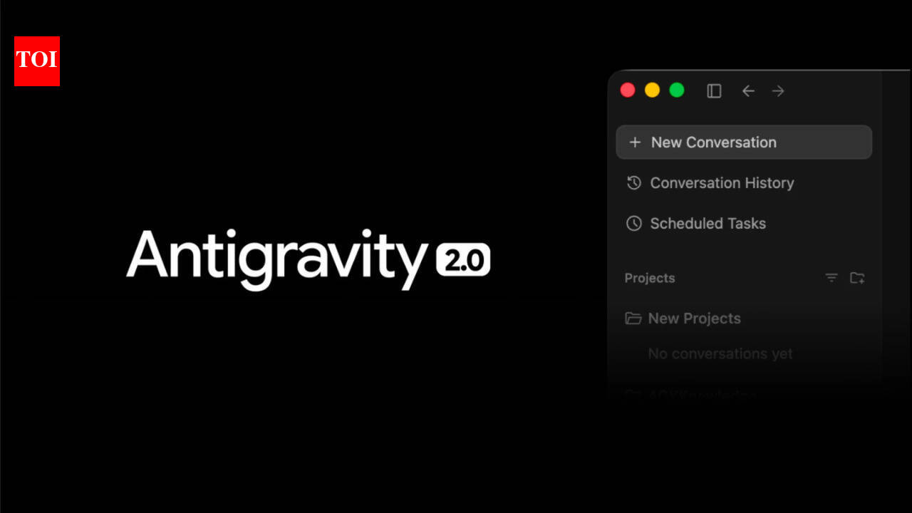 Google Antigravity 2.0 goes after Claude Code and OpenAI Codex with a full agent-first rebuild - The Times of India