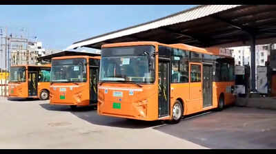 VMC’s e-bus fleet idle a month after arrival