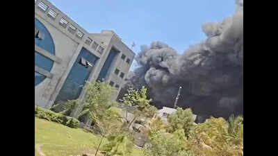Minor fire breaks out near GU library building