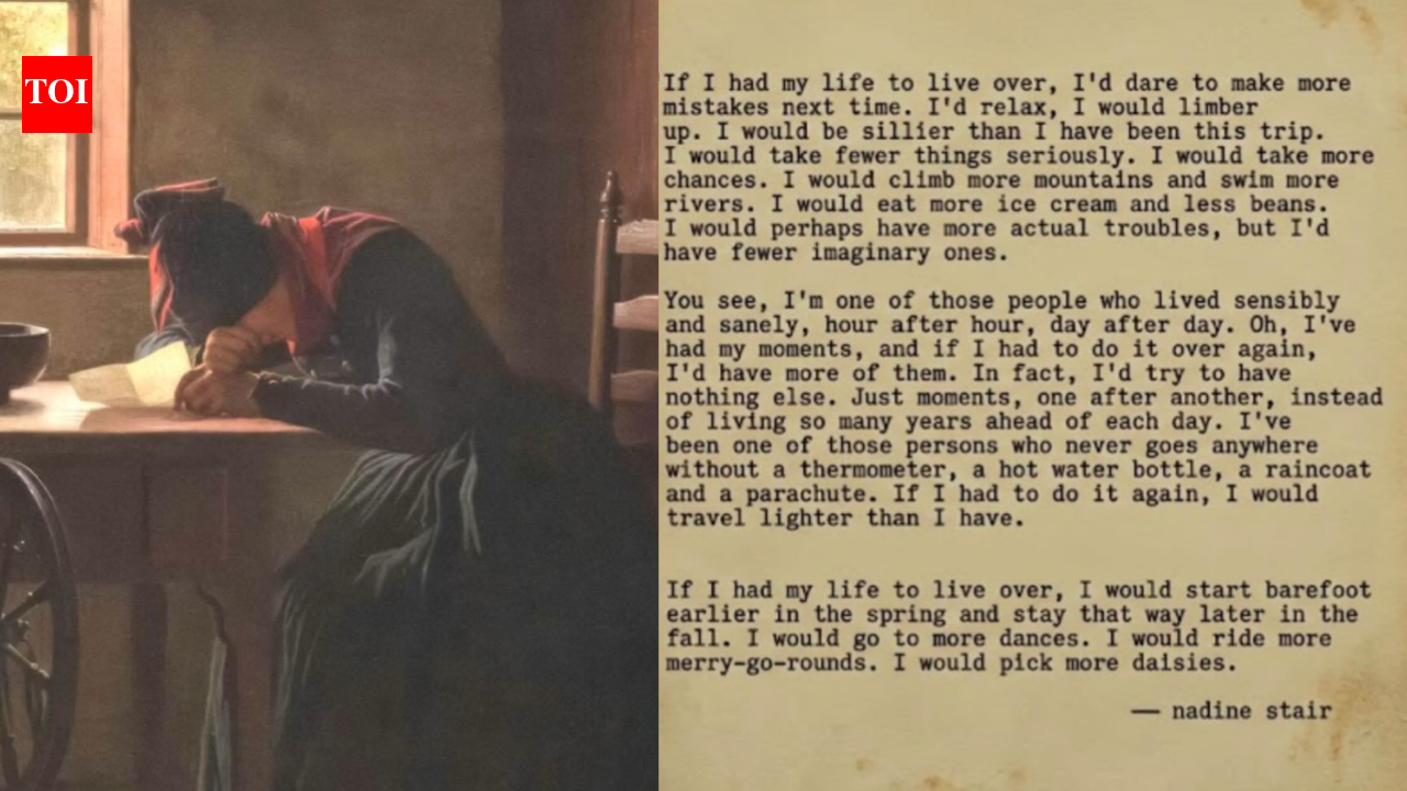 “If I had my life to live over”, an 85-year-old woman wrote to her younger self and her words are a quiet wake-up call “If I had my life to live over”, an 85-year-old woman wrote to her younger self and her words are a quiet wake-up call