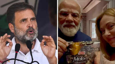 'Economic storm brewing and ...': Rahul Gandhi takes 'nautanki' swipe at PM Modi's 'Melody' gift to Meloni