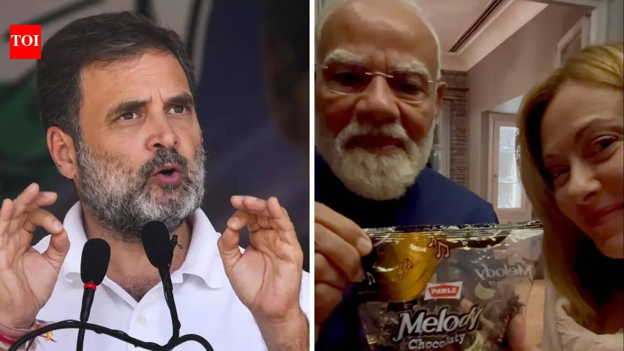 ‘Economic storm brewing and …’: Rahul Gandhi takes ‘nautanki’ swipe at PM Modi’s ‘Melody’ gift to Meloni