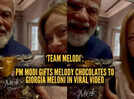 A sweet &lsquo;Melodi&rsquo; moment: PM Modi gifts Melody toffee to Giorgia Meloni