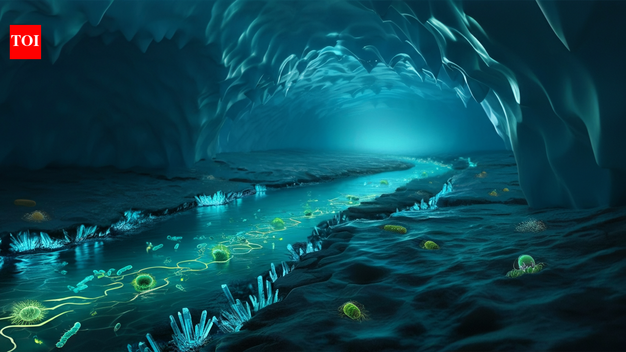 Hidden beneath Antarctic ice, scientists uncover a living river-like ecosystem