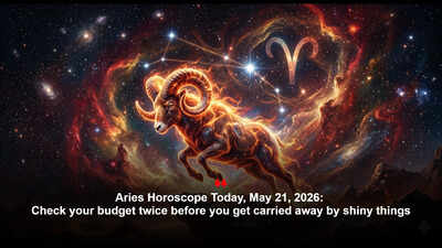 Aries Horoscope Today, May 21, 2026: Check your budget twice before you get carried away by shiny things