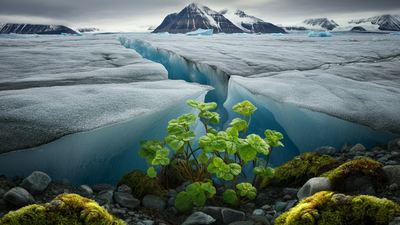 Scientists uncover 40,000-year-old frozen plants beneath ice on Baffin Island