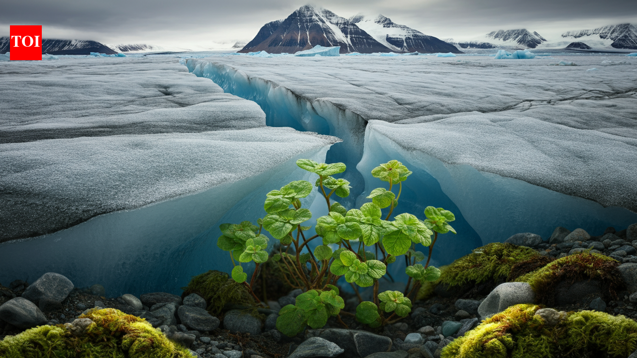 Scientists uncover 40,000-year-old frozen plants beneath ice on Baffin Island