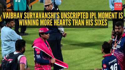 After winning man of the match, Vaibhav Suryavanshi accidentally created IPL 2026’s cutest viral clip