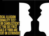 Optical illusion personality test: Faces or candlestick? What you see first reveals if your are introvert or extrovert
