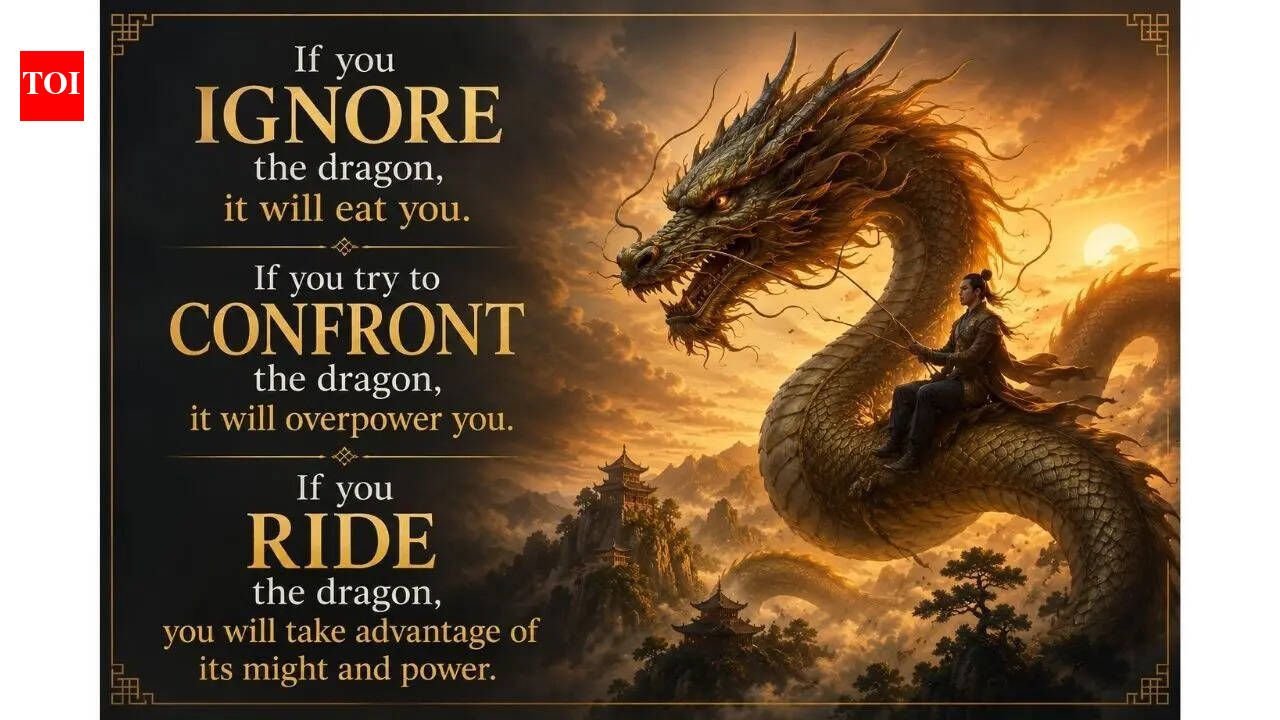 Chinese proverb of the day: “If you ignore the dragon, it will eat you. If you try to…”